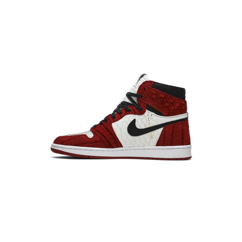 Air Jordan 1 The Shoe Surgeon Retro High Rød Hvid Sort Sko Herre