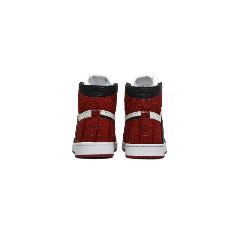 Air Jordan 1 The Shoe Surgeon Retro High Rød Hvid Sort Sko Herre