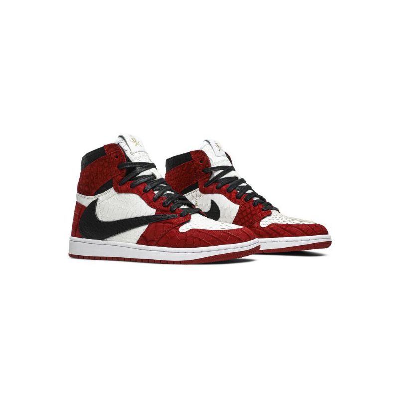 Air Jordan 1 The Shoe Surgeon Retro High Rød Hvid Sort Sko Herre