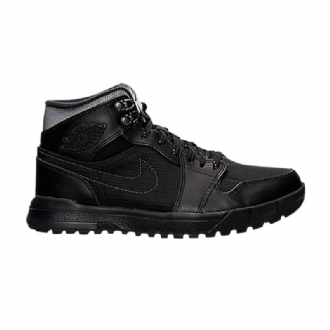 Air Jordan 1 Trek Sort Grå Sko Herre
