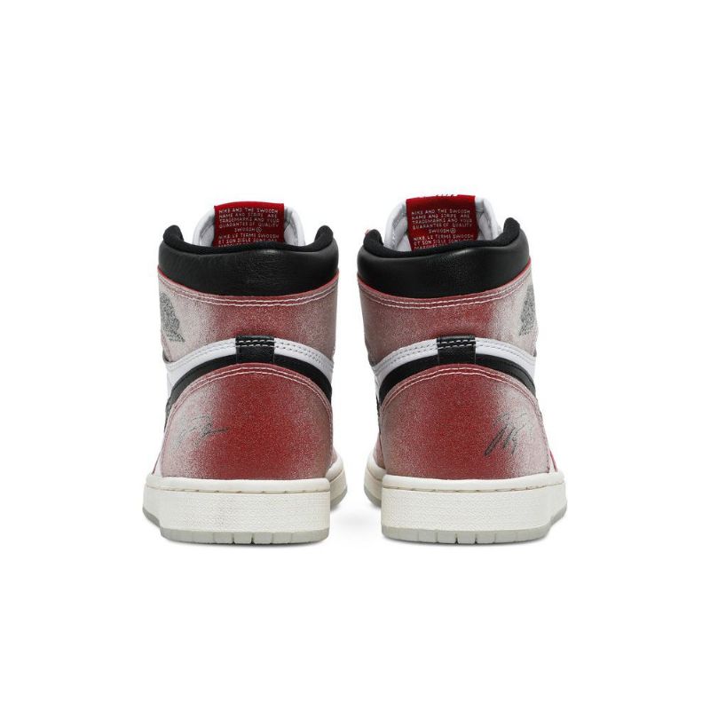 Air Jordan 1 Trophy Room Retro High Og Sp Hvid Rød Sort Sko Herre