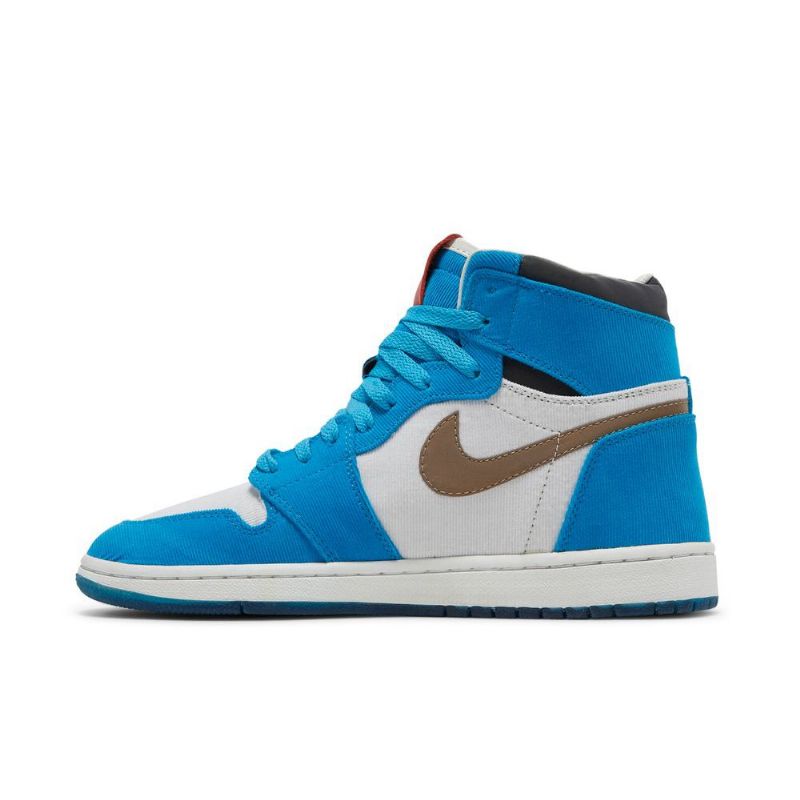 Air Jordan 1 Twix The Shoe Surgeon High Blå Hvid Sort Brun Sko Herre