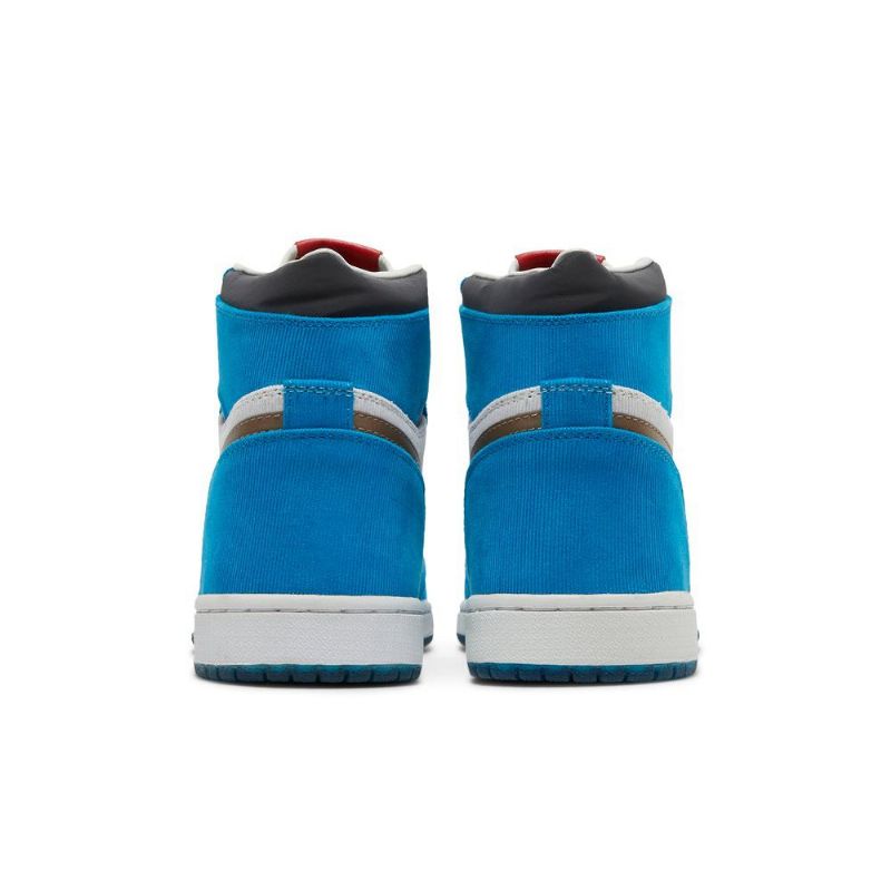 Air Jordan 1 Twix The Shoe Surgeon High Blå Hvid Sort Brun Sko Herre