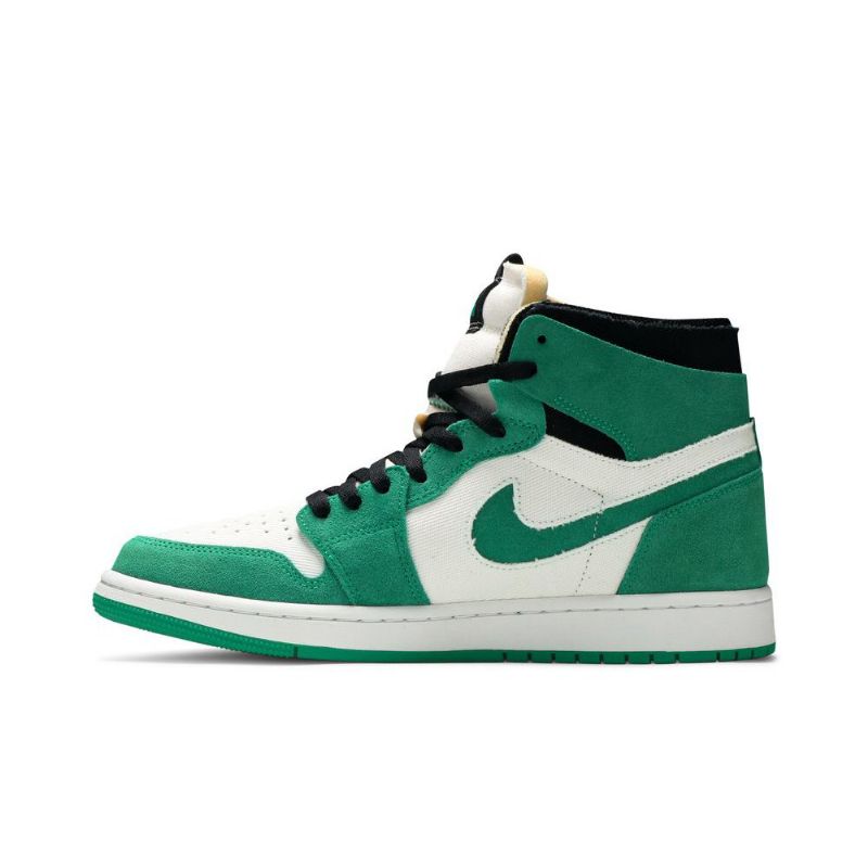 Air Jordan 1 Zoom Comfort Grøn Hvid Sort Sko Herre