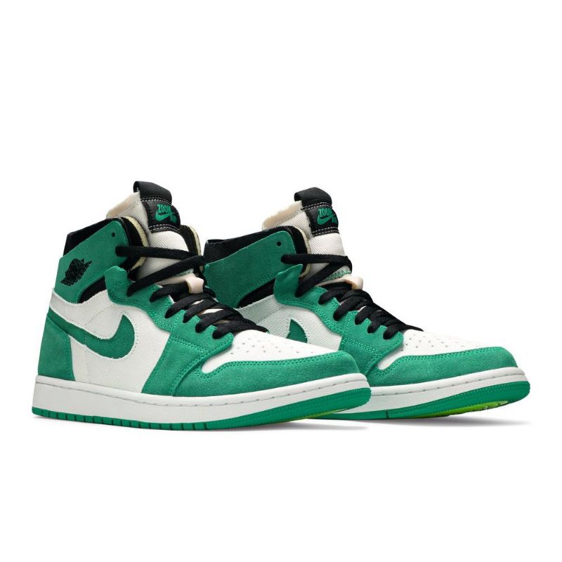 Air Jordan 1 Zoom Comfort Grøn Hvid Sort Sko Herre