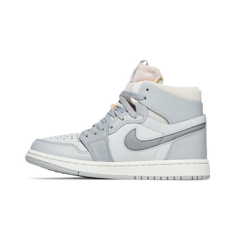 Air Jordan 1 Zoom Comfort Hvid Grå Sko Herre