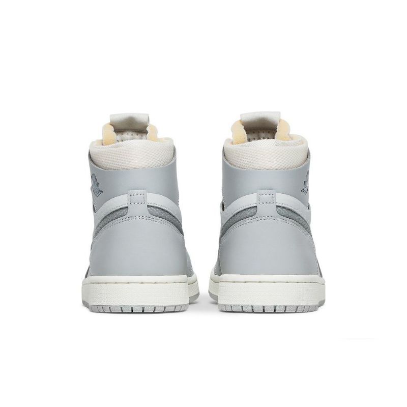 Air Jordan 1 Zoom Comfort Hvid Grå Sko Herre