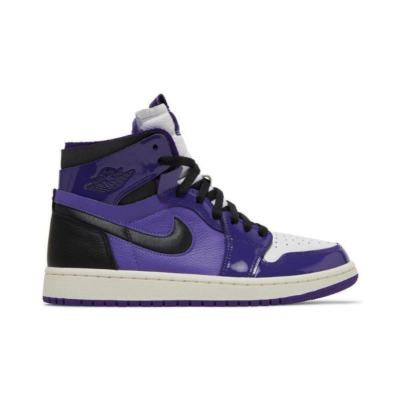 Air Jordan 1 Zoom Comfort Lilla Sort Hvid Sko Dame
