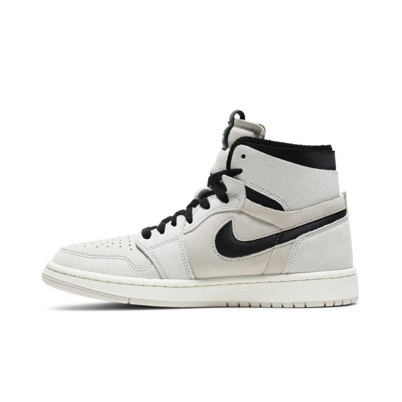 Air Jordan 1 Zoom Hvid Sort Sko Dame