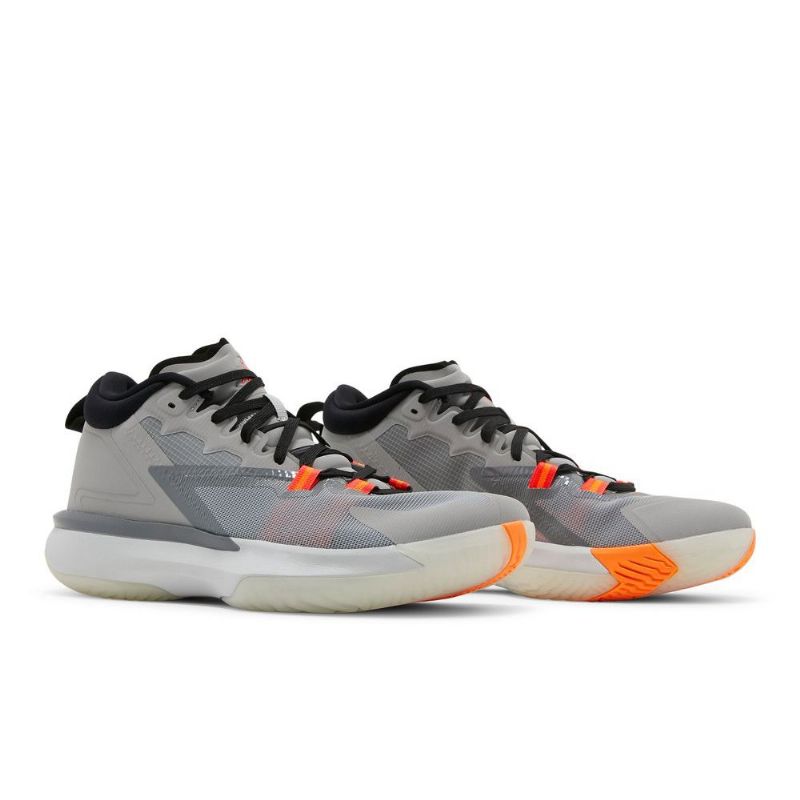 Air Jordan Zion 1 Grå Sort Orange Sko Herre