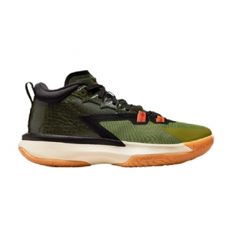 Air Jordan Zion 1 Grøn Olivengrøn Sort Sko Herre
