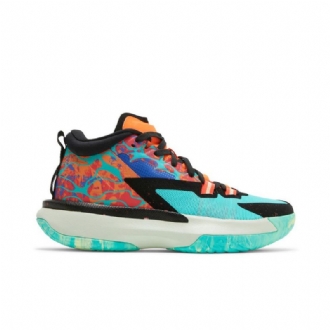 Air Jordan Zion 1 Grøn Orange Sort Blå Sko Herre