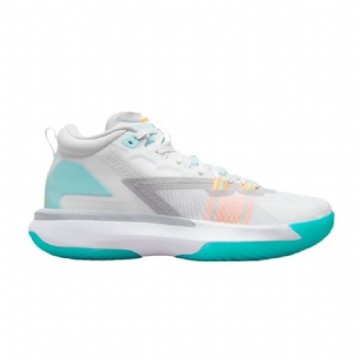 Air Jordan Zion 1 Hvid Turkis Sko Herre