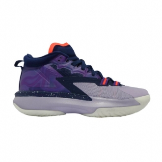 Air Jordan Zion 1 Pf Blå Lilla Rød Grå Sko Herre