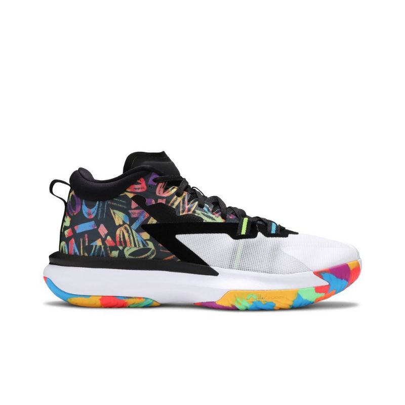 Air Jordan Zion 1 Pf Sort Hvid Flerfarvede Sko Herre