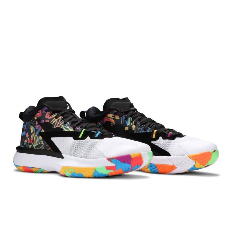 Air Jordan Zion 1 Pf Sort Hvid Flerfarvede Sko Herre