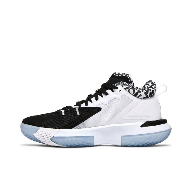 Air Jordan Zion 1 Pf Sort Hvid Guld Sko Herre