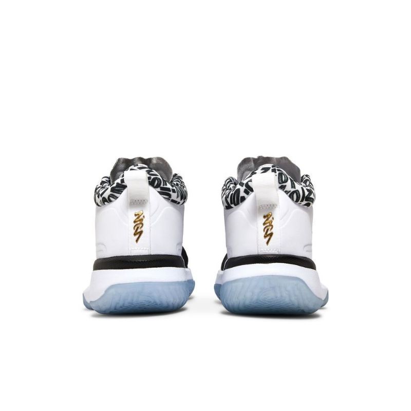 Air Jordan Zion 1 Pf Sort Hvid Guld Sko Herre