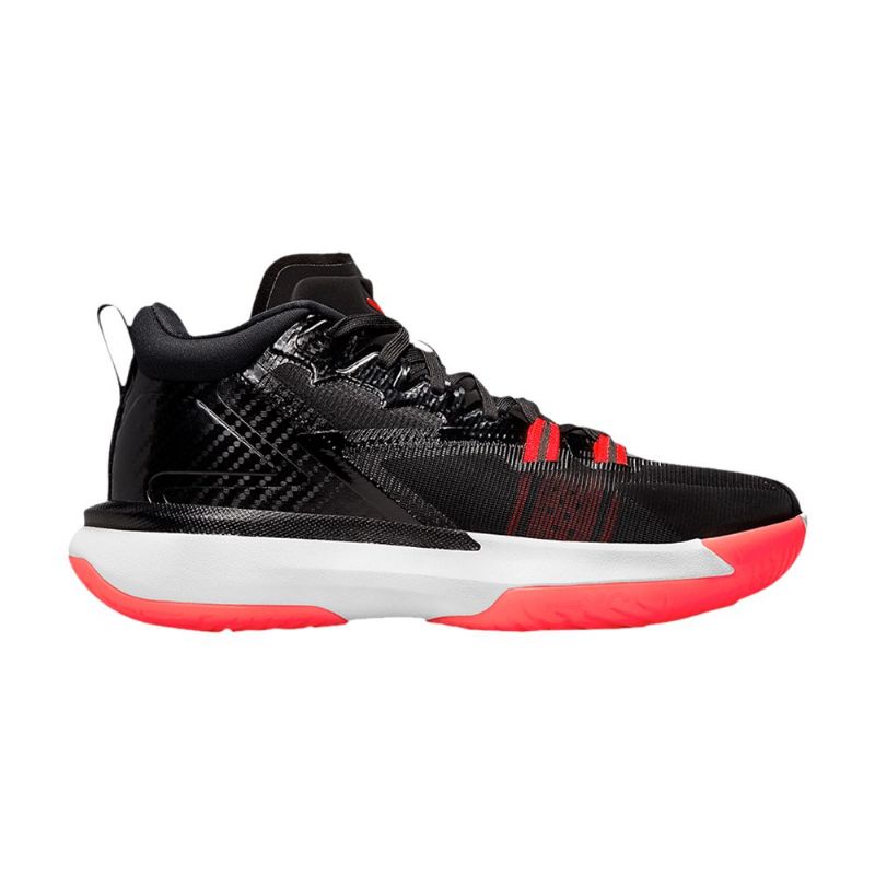 Air Jordan Zion 1 Pf Sort Hvid Rød Sko Herre