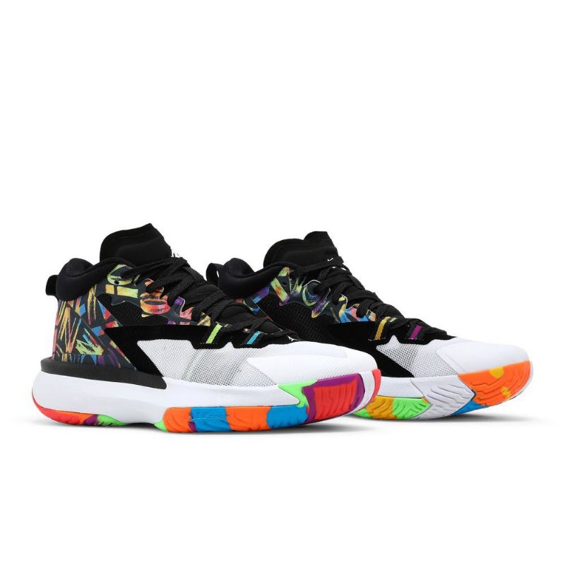 Air Jordan Zion 1 Sort Hvid Flerfarvede Sko Herre