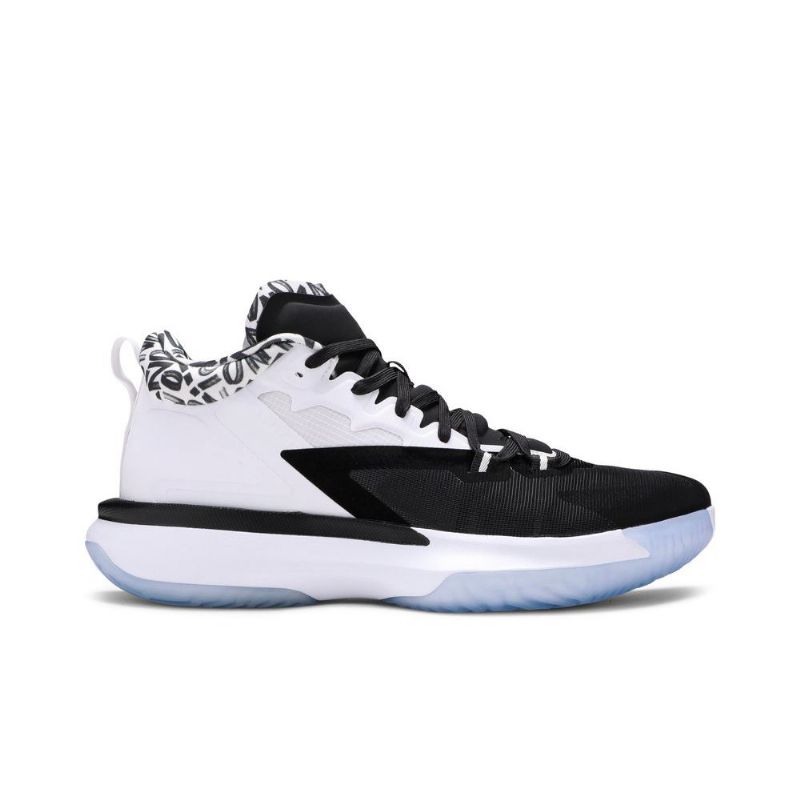 Air Jordan Zion 1 Sort Hvid Guld Sko Herre