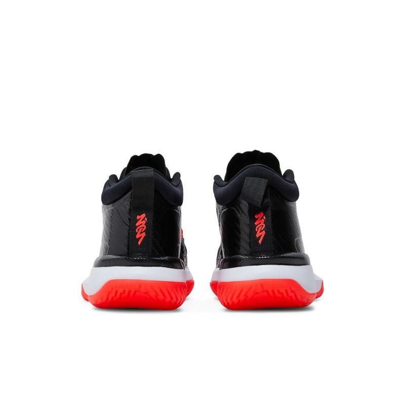 Air Jordan Zion 1 Sort Hvid Rød Sko Herre