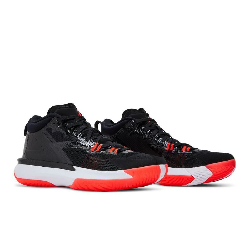 Air Jordan Zion 1 Sort Hvid Rød Sko Herre