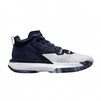 Air Jordan Zion 1 Tb Marineblå Hvid Sko Herre