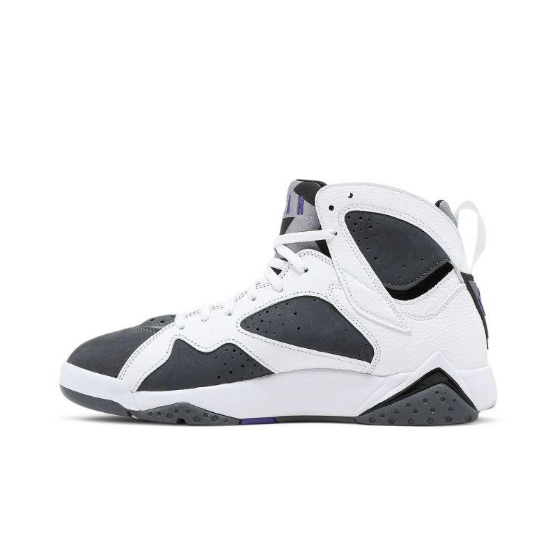 Air Jordan 7 Retro Hvid Grå Lilla Sko Herre