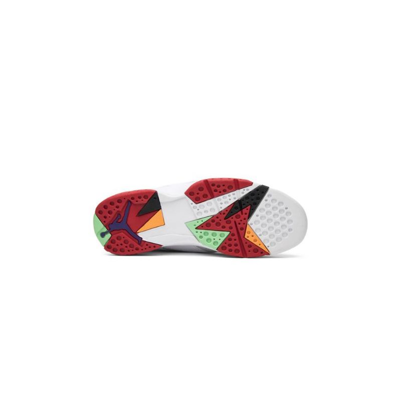 Air Jordan 7 Retro Hvid Rød Sko Herre
