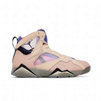 Air Jordan 7 Retro Se Brun Lilla Lyserød Sort Sko Herre
