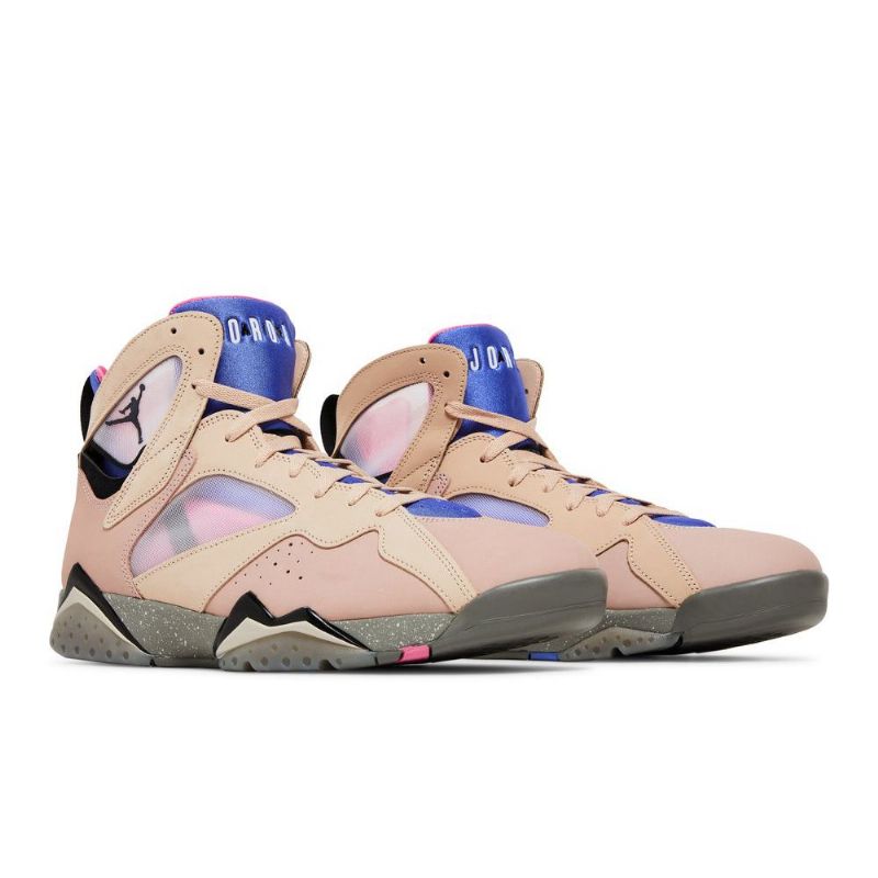 Air Jordan 7 Retro Se Brun Lilla Lyserød Sort Sko Herre