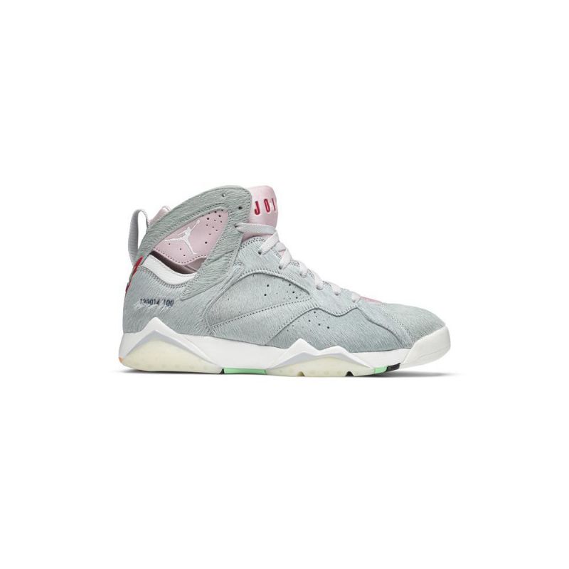 Air Jordan 7 Retro Se Grå Lyserød Hvid Sko Herre