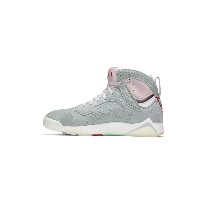Air Jordan 7 Retro Se Grå Lyserød Hvid Sko Herre