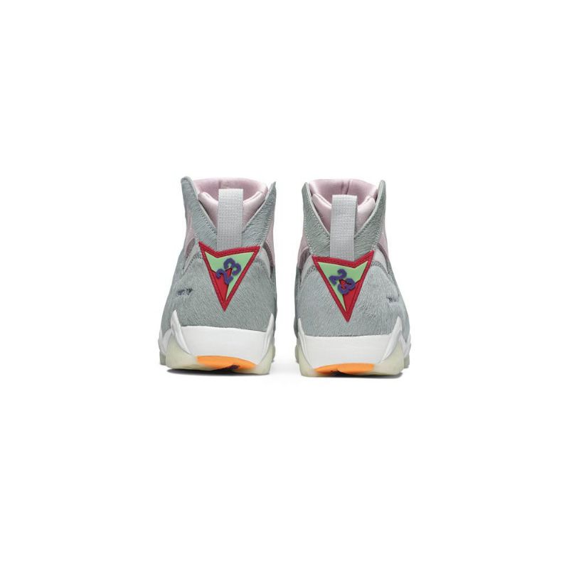 Air Jordan 7 Retro Se Grå Lyserød Hvid Sko Herre