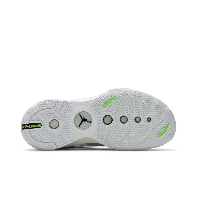 Air Jordan 34 Low Hvid Sølv Sko Herre