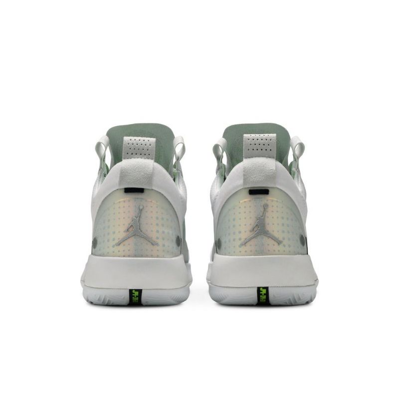 Air Jordan 34 Low Hvid Sølv Sko Herre