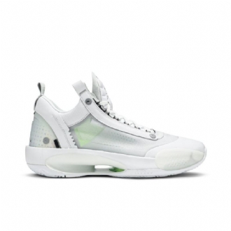 Air Jordan 34 Low Pf Hvid Grøn Sko Herre