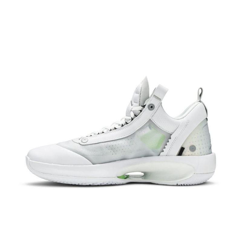 Air Jordan 34 Low Pf Hvid Grøn Sko Herre