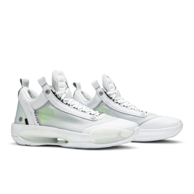 Air Jordan 34 Low Pf Hvid Grøn Sko Herre