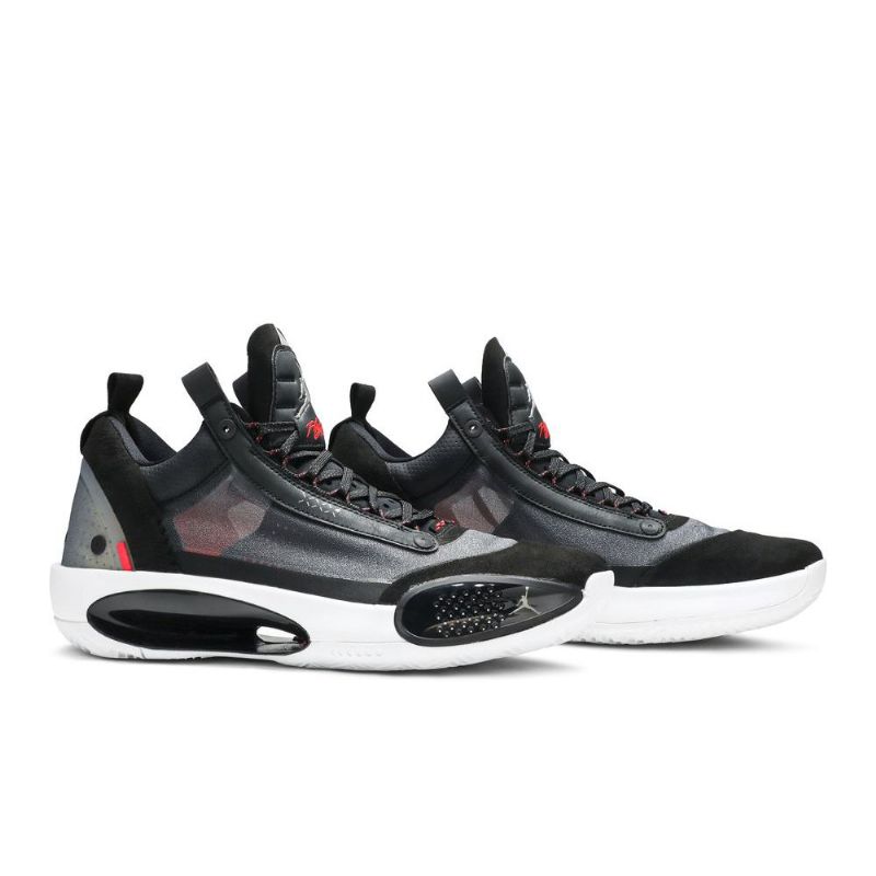 Air Jordan 34 Low Sort Grå Sko Herre
