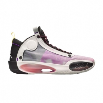 Air Jordan 34 Nba Hvid Sort Lilla Sko Herre