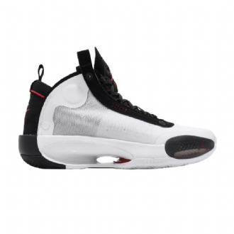 Air Jordan 34 Pf Hvid Rød Sort Sko Herre