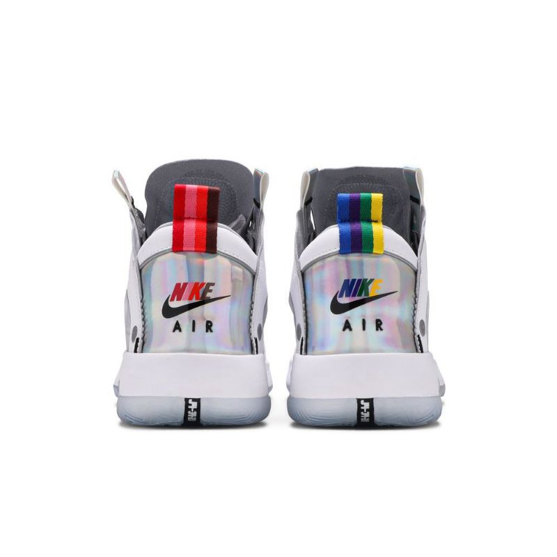 Air Jordan 34 Pf Hvid Sølv Sko Herre