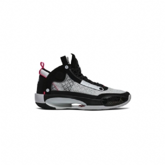 Air Jordan 34 Sort Hvid Lyserød Sko Herre