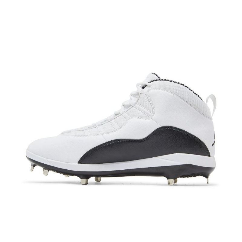 Air Jordan 10 Retro Metal Hvid Sort Sko Herre