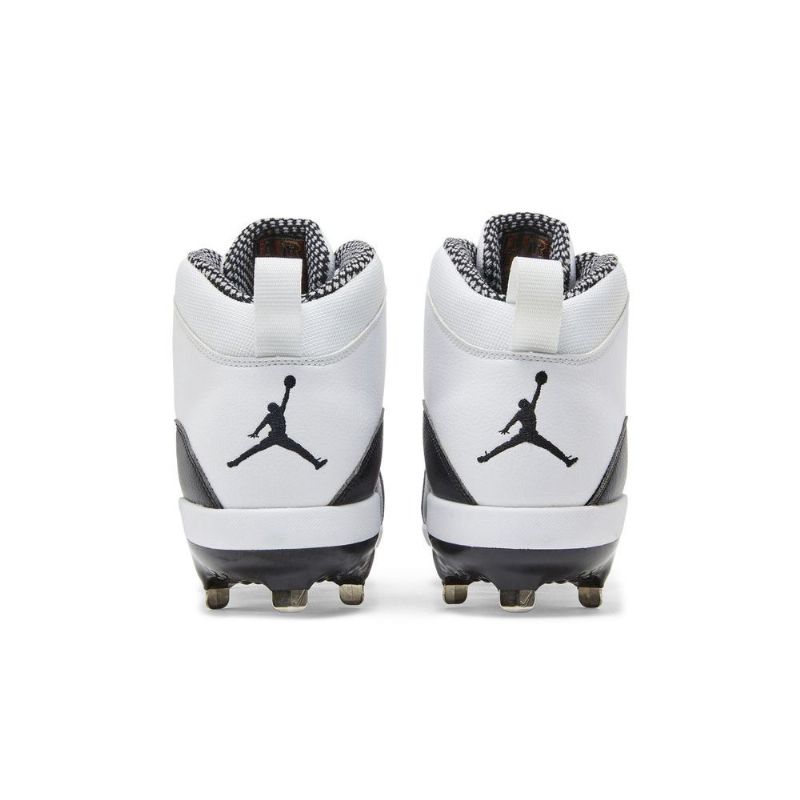Air Jordan 10 Retro Metal Hvid Sort Sko Herre