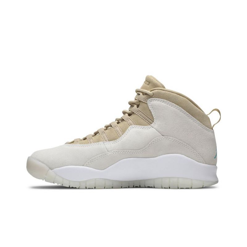 Air Jordan 10 Solefly Retro Hvid Grøn Sko Herre