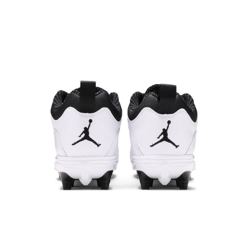 Air Jordan 10 Td Low Hvid Grå Sort Sko Herre