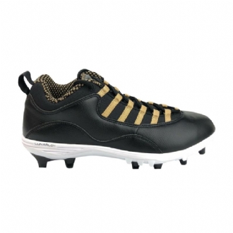 Air Jordan 10 Td Low Sort Guld Hvid Sko Herre